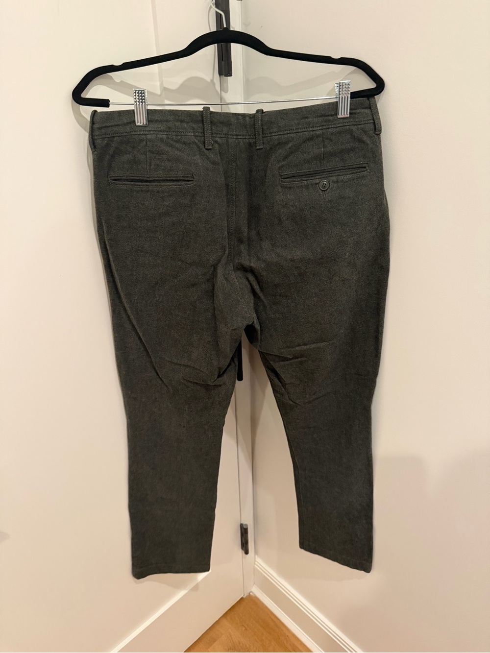J. Crew Green Brushed Twill 770 Straight Fit Chinos - Picture 4 of 5
